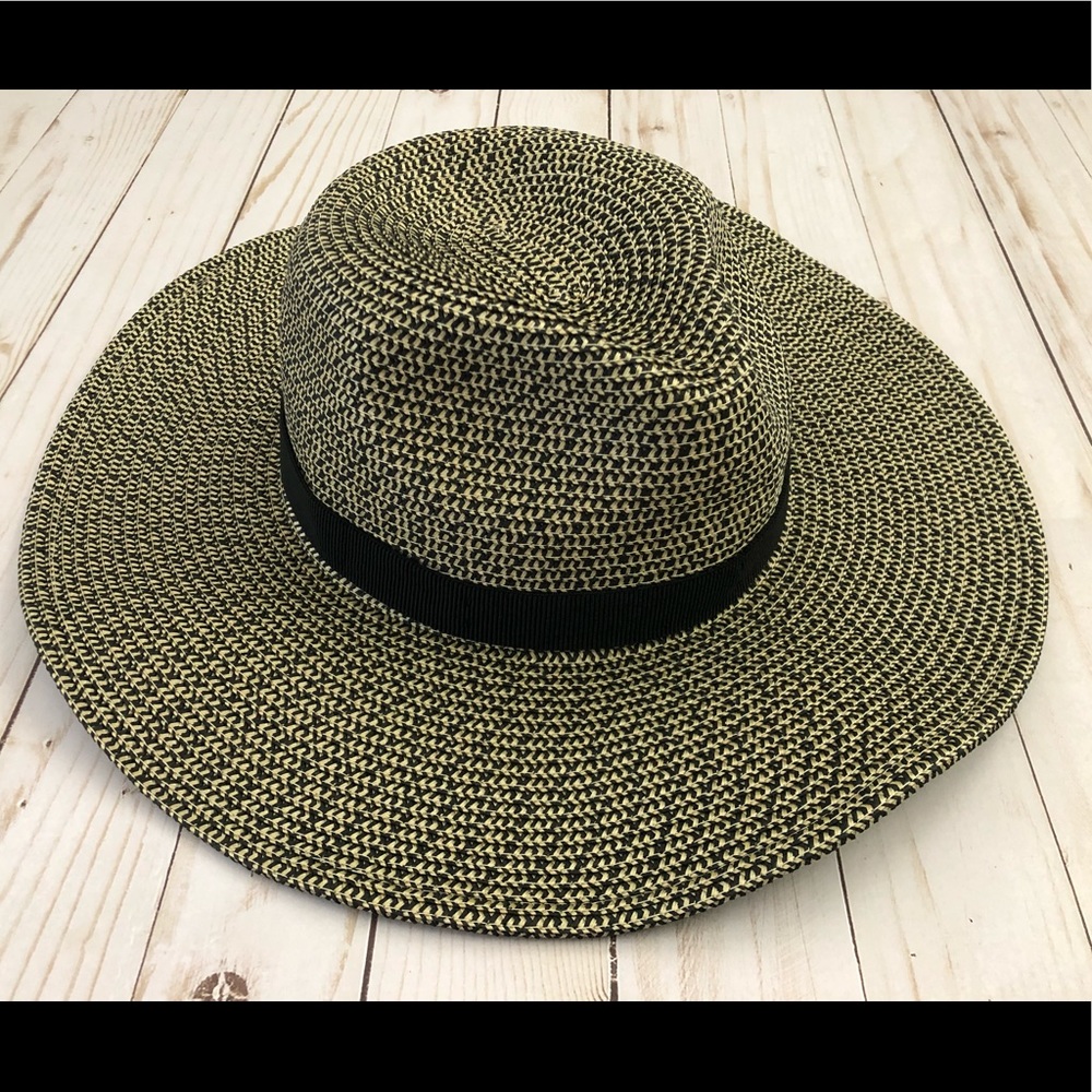 NWT J Crew Marbled Wide Brim Packable Hat